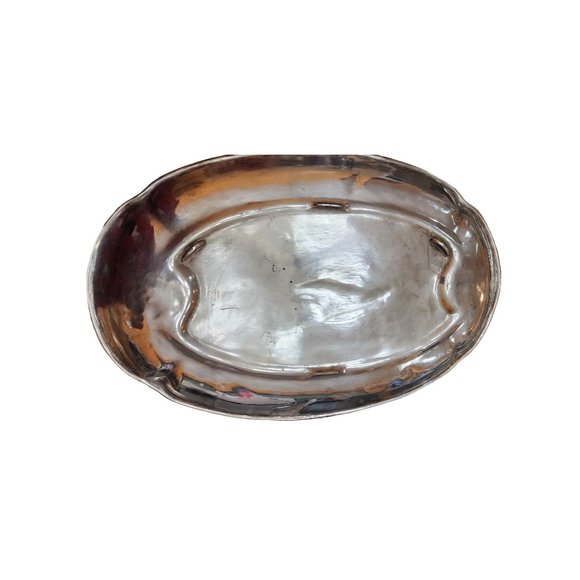 Early 1900s Kayserzinn Verified Pewter Turkey Tray (A1886) - Picture 4 of 5